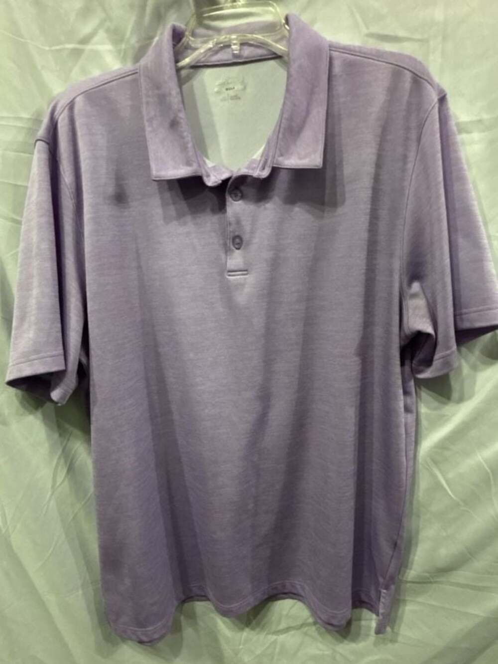 BCG Men's Performance Golf Purple Polo Shirt Size XL